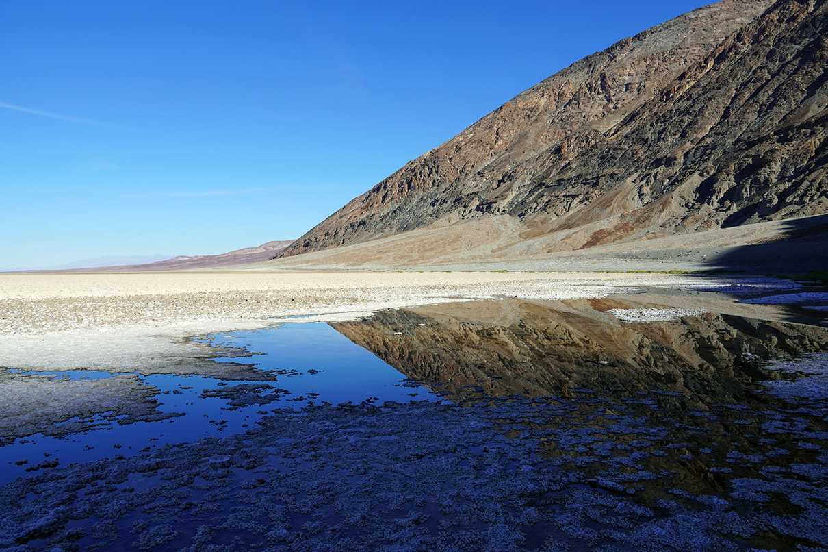 The water that gave Badwater Basin its name.